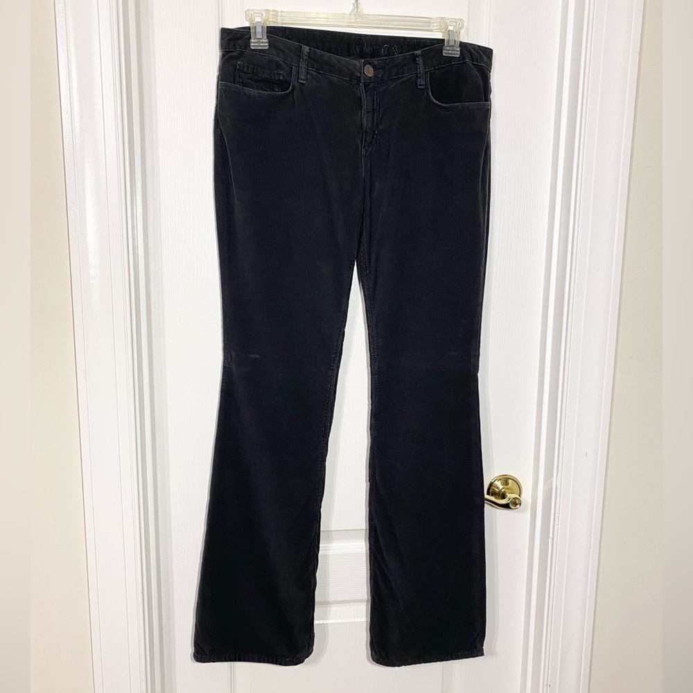 Y2K Chip & Pepper Corduroy 5 Pocket Bootcut Pants Jeans USA MADE Navy Size 32